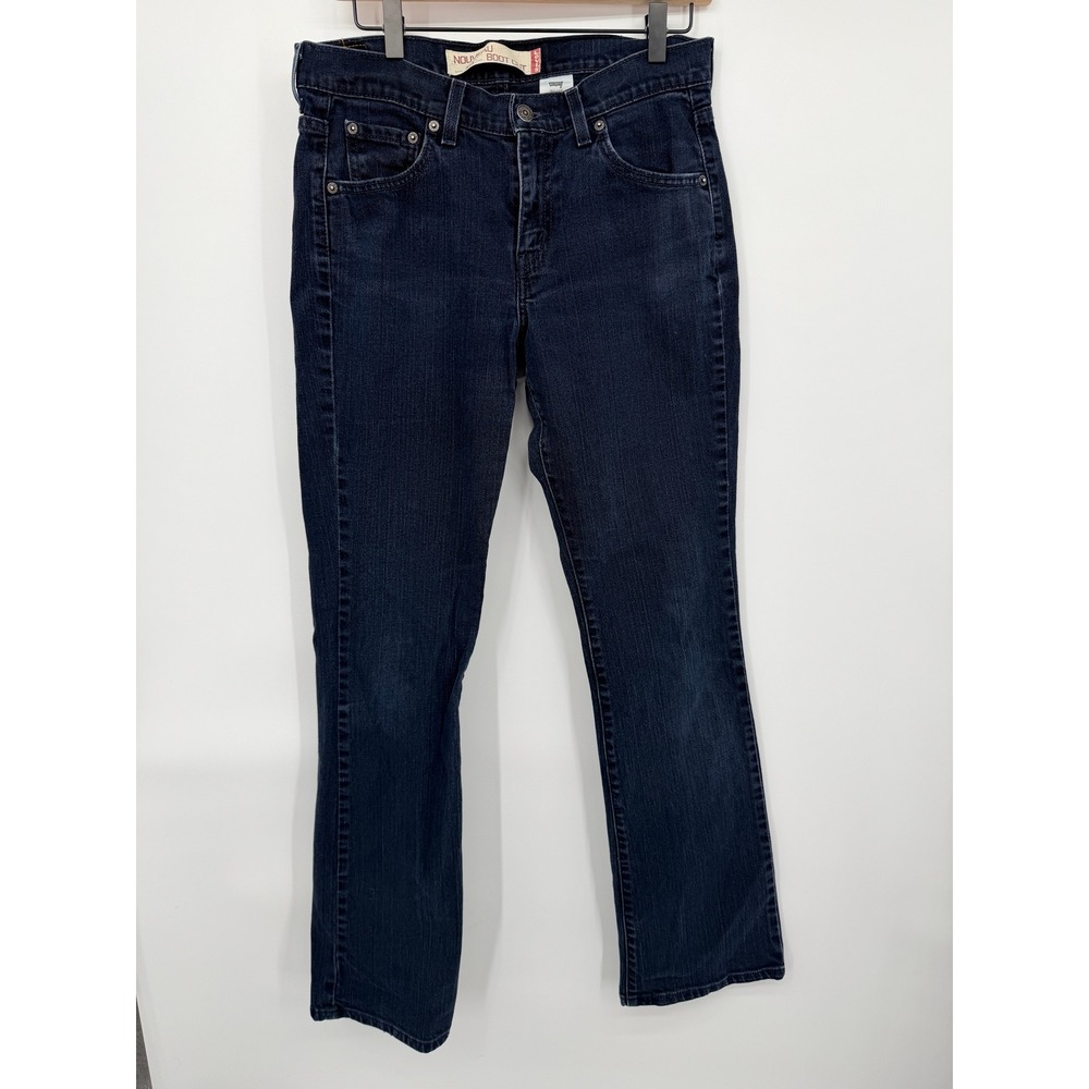 Levi's 515 Bootcut Jeans Women Size 8L Dark Wash Indigo Good Stretch Denim